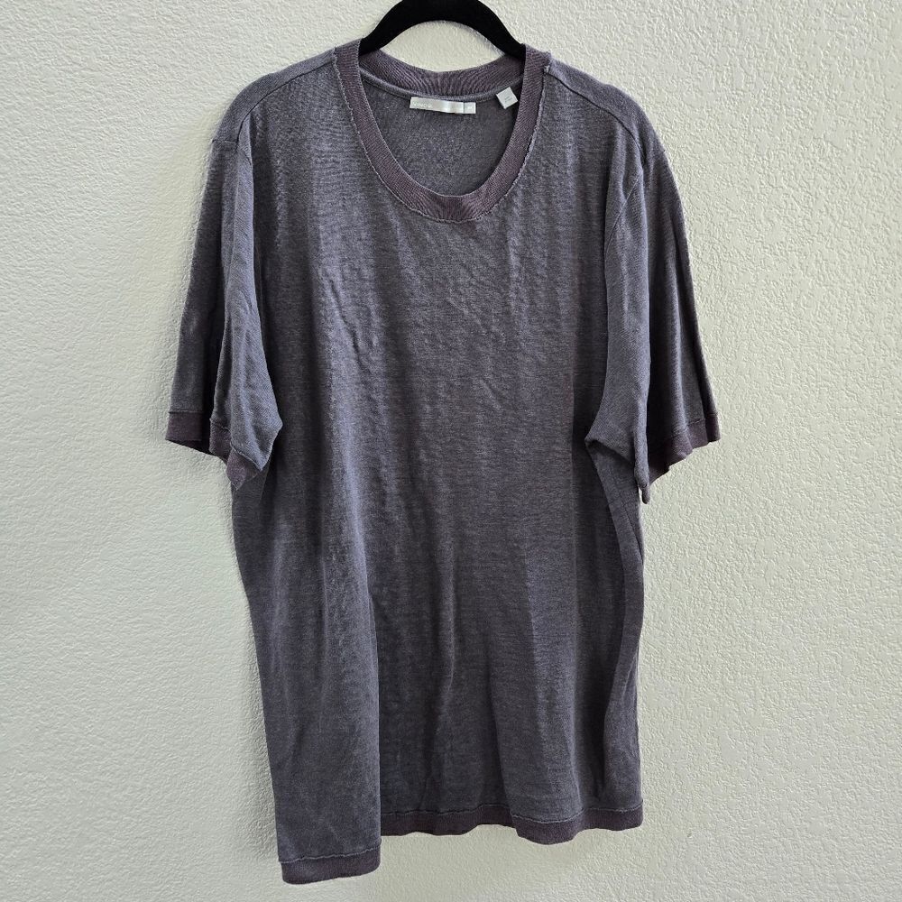 Vince Linen T-shirt Top size XXL